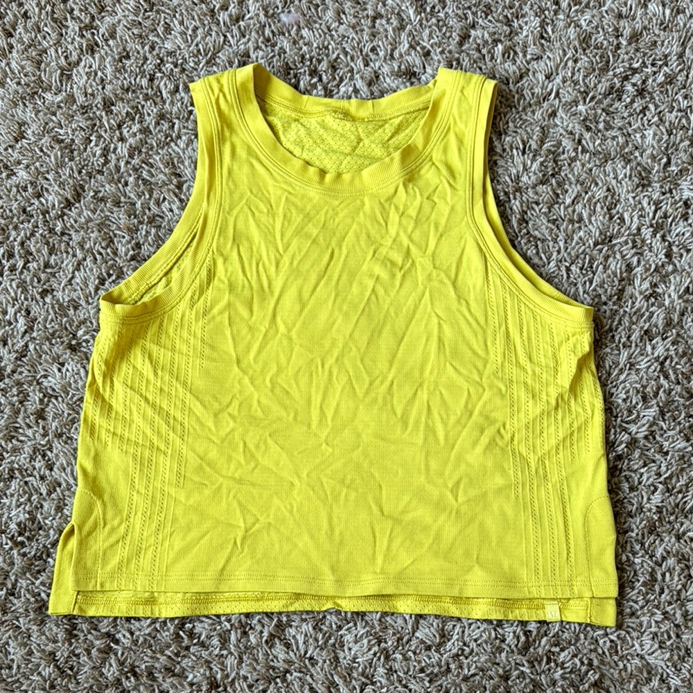 Yellow Sleeveless Women's Top